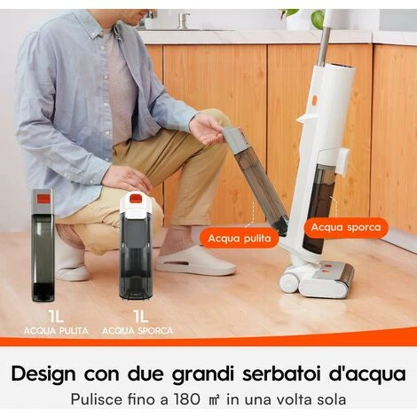 ULTENIC AC1 - Aspirapolvere Senza Fili - Umido/Secco -15000Pa - 45min Di Autonomia 5 ULTENIC AC1 - Aspirapolvere Senza Fili - Umido/Secco -15000Pa - 45min Di Autonomia - immagine 3