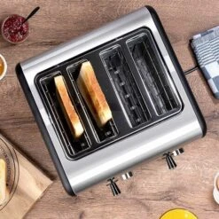 Alpina Tostapane 4 Fette Di Pane 6 Livelli Di Doratura Scongelamento Riscaldamento 9 Alpina Tostapane 4 Fette Di Pane 6 Livelli Di Doratura Scongelamento Riscaldamento -Rowentus Negozio 69112712 4