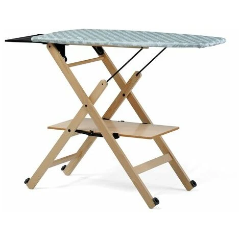 Foppapedretti Asse Da Stiro In Legno Naturale Di Faggio Con Piano 49 X 101 Cm 3 Foppapedretti Asse Da Stiro In Legno Naturale Di Faggio Con Piano 49 X 101 Cm