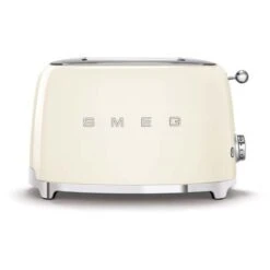 SMEG Tostapane TSF01CREU, Acciaio Inossidabile, 2 Scomparti, Beige