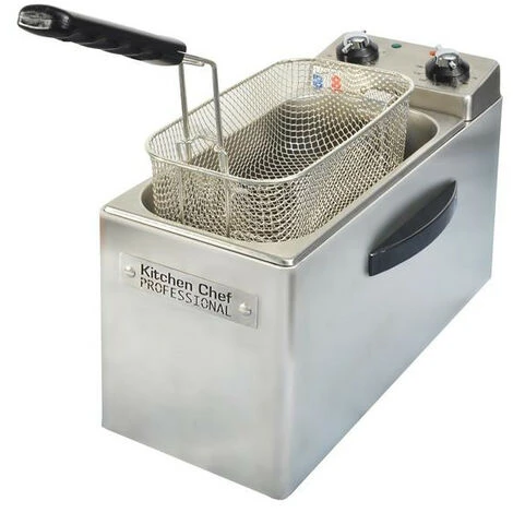 Friggitrice Professionale 4l 2500w Inox - Kcfr4l - Kitchen Chef 3 Friggitrice Professionale 4l 2500w Inox - Kcfr4l - Kitchen Chef