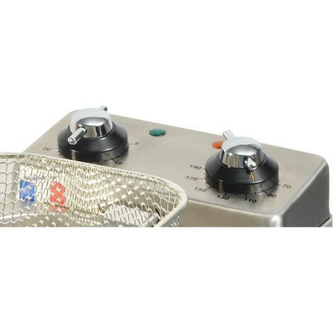 Friggitrice Professionale 4l 2500w Inox - Kcfr4l - Kitchen Chef 4 Friggitrice Professionale 4l 2500w Inox - Kcfr4l - Kitchen Chef - immagine 2