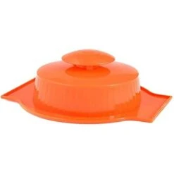 HOME Salvadita Per Affettatrice, Arancione, 16x8x18 Cm