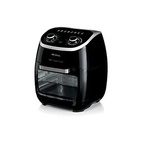 Ariete 4619, Friggitrice Ad Aria Forno Elettrico, Frigge Senza Olio E Grassi, 2000 Watt, 11 Litri, Temperatura Max 200°, 3 Griglie, Cestello Girevole E Girarrosto, Luce Interna, Nero 3 Ariete 4619, Friggitrice Ad Aria Forno Elettrico, Frigge Senza Olio E Grassi, 2000 Watt, 11 Litri, Temperatura Max 200°, 3 Griglie, Cestello Girevole E Girarrosto, Luce Interna, Nero