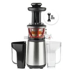 H.Koenig GSX12 Estrattore Di Succo A Freddo, 60 Giri/min, Frutta E Verdura, Spremitura Lenta, Acciaio Inox, BPA Free, 1L, 400W -Rowentus Negozio 70777755 2