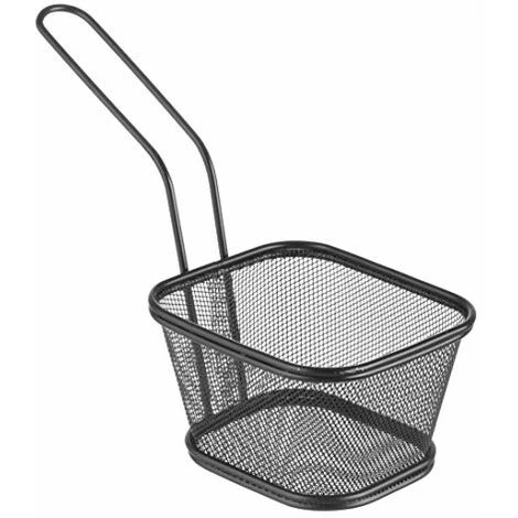 HENDI Mini Cestelli Per Friggere Impilabili Neri 3 HENDI Mini Cestelli Per Friggere Impilabili Neri