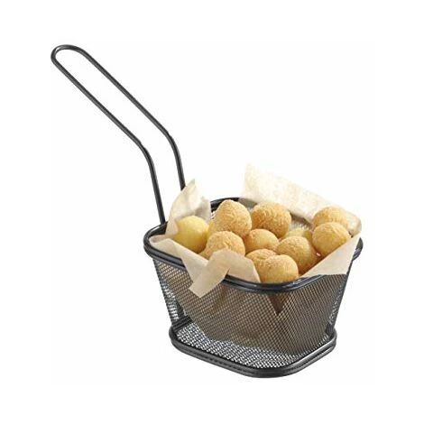 HENDI Mini Cestelli Per Friggere Impilabili Neri 5 HENDI Mini Cestelli Per Friggere Impilabili Neri - immagine 3