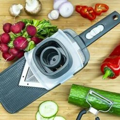 Lurch 10213 - Affettatrice A V Per Tagliare Frutta E Verdura Con Piastra Regolabile In Altezza -Rowentus Negozio 70826470 4