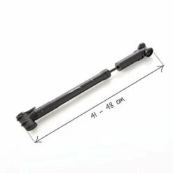 Fischer Pompa Per Bicicletta Doppia, Fissaggio Al Telaio, Nera, 85576 -Rowentus Negozio 70842226 3