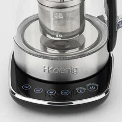 H.Koenig TI600 Teiera Automatica Per Tè/tisane, Filtro Rimovibile, Acciaio Inox/Vetro, 1,5L, 2200W -Rowentus Negozio 70857519 3
