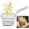 Cestello Per Friggitrice A Filo Metallico Da 8 Pezzi, Mini Patatine In Acciaio Inossidabile Cestini Per Friggere Display Per Alimenti Setaccio Per Patate Strumento Di Cottura Ideale -Rowentus Negozio 71373246 1