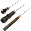 3 Pezzi In Pelle Punteruolo Strumento Per Cucire, Punteruolo In Pelle, Punteruolo In Legno, Per Cucire In Pelle, Pelle Fatta A Mano Fai Da Te, 3 Forme -Rowentus Negozio 71374519 1
