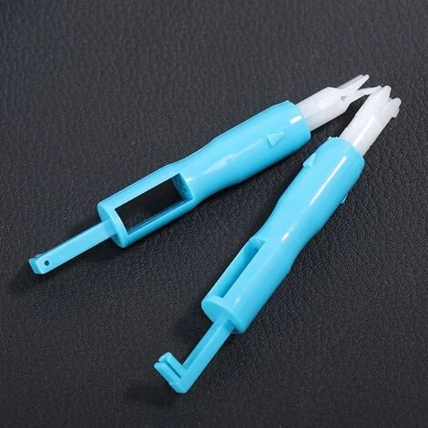 Set Di 3 Infila Aghi Per Macchina Da Cucire Blu 4 Set Di 3 Infila Aghi Per Macchina Da Cucire Blu - immagine 2