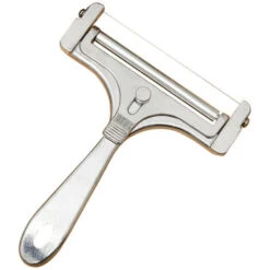 Affetta Formaggio Con Bobina E Filo Di Taglio, Spessore Di Taglio Variabile, Acciaio Inox/alluminio, Taglio A Rullo, Argento