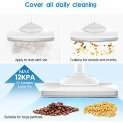 Aspirapolvere A Stick Senza Sacchetto Senza Fili 12000Pa Con Luce LED Anteriore 6000mAh Autonomia Della Batteria 30 Min Carica 4-5h 10 Aspirapolvere A Stick Senza Sacchetto Senza Fili 12000Pa Con Luce LED Anteriore 6000mAh Autonomia Della Batteria 30 Min Carica 4-5h -Rowentus Negozio 72178591 4