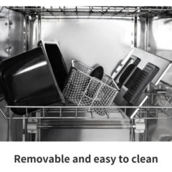 Aigostar Ushas 30HEZ - Friggitrice 2200Watts, Capacità 3Litri Con Finestra, Controllo Di Temperatura, Ciotola D'olio Removibile. Realizzata In Acciaio Inossidabile. Design Esclusivo. -Rowentus Negozio 72603479 5