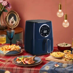 Taylor Swoden Marina - Friggitrice Ad Aria Senza Olio 8 In 1 Con Pannello Touch A LED. Cestello Interno Antiaderente Da 4.2L, Ideale Per Una Famiglia Da 4/6 Persone. Potenza Da 1400w, Color Blu 9 Taylor Swoden Marina - Friggitrice Ad Aria Senza Olio 8 In 1 Con Pannello Touch A LED. Cestello Interno Antiaderente Da 4.2L, Ideale Per Una Famiglia Da 4/6 Persone. Potenza Da 1400w, Color Blu -Rowentus Negozio 72603500 3