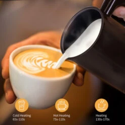 Aigostar Capu - Montalatte Elettrico 500W 240mL, Cappuccinatore Silenzioso 3 In 1 Montalatte Automatico Per Schiuma Di Latte Caldo E Freddo ,Rivestimento Antiaderente, Per Caffè, Latte, Cappuccino 10 Aigostar Capu - Montalatte Elettrico 500W 240mL, Cappuccinatore Silenzioso 3 In 1 Montalatte Automatico Per Schiuma Di Latte Caldo E Freddo ,Rivestimento Antiaderente, Per Caffè, Latte, Cappuccino -Rowentus Negozio 72603510 4