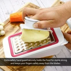 Affettaverdure 4 Pezzi, Grattugia Tritatutto, Grattugia A Spirale Per Carote, Formaggio, Cetriolo, Pomodoro E Zucchine 11 Affettaverdure 4 Pezzi, Grattugia Tritatutto, Grattugia A Spirale Per Carote, Formaggio, Cetriolo, Pomodoro E Zucchine -Rowentus Negozio 74098029 5