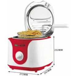 Friggitrice Elettrica Ad Olio Ad Immersione, 1450W 2 Litri -Rowentus Negozio 74643063 3