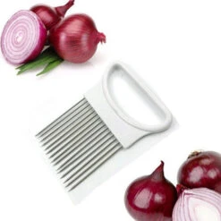 Vendita Calda Cipolla Pomodoro Affettatrice Di Verdure Supporto Guida Per Affettatrice Taglierina Gadget Signore E Gent PA -Rowentus Negozio 75453006 3