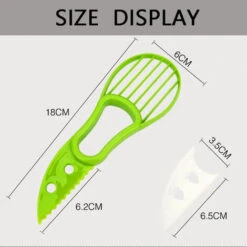 3 In 1 Avocado Affettatrice Avocado Corer Pelapatate Cutter Separatore Di Polpa Coltello Di Plastica Utensili Da Cucina Per Verdure Accessori Per La Casa -Rowentus Negozio 75453492 5