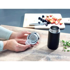 Leifheit 03243 Tazza Da Viaggio 350 Ml Nero Acciaio Inossidabile -Rowentus Negozio 76021898 4