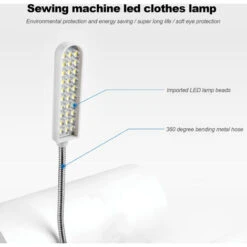 30LED Super Bright Macchina Da Cucire Per Abbigliamento Luce Multifunzionale Flessibile Per Macchina Da Cucire, Lampada A LED A Risparmio Energetico -Rowentus Negozio 77489918 4
