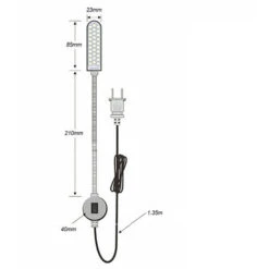 30LED Super Bright Macchina Da Cucire Per Abbigliamento Luce Multifunzionale Flessibile Per Macchina Da Cucire, Lampada A LED A Risparmio Energetico -Rowentus Negozio 77489918 5