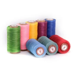 150D Corde Cerate Poliestere Filo Per Cucire In Pelle Per Tutti Gli Usi Piatto Cera Cuciture Stringhe Per Legatoria Macrame Artigianato Braccialetti FAI DA TE -Rowentus Negozio 77493470 3