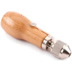 Strumento Per Cucire In Pelle Cucitrice A Mano Punteruolo Per Cucire Riparazione Per Tappezzeria Strumento Per Cucire Con 1 Filo Di Cera 2 Aghi Per Tessuto In Pelle (marrone) -Rowentus Negozio 77493579 3