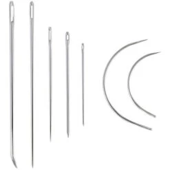 31Pcs In Pelle Filo Cerato Strumento Del Mestiere Accessori Per Cucire FAI DA TE In Pelle Aghi Per Cucire A Mano Per Tappeto In Pelle Tela Cucito FAI DA TE -Rowentus Negozio 77495261 5