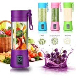 Frullatore Di Succo Elettrico Tazza Multifunzionale Per Spremiagrumi Domestico E Portatile (blu) -Rowentus Negozio 77495619 2