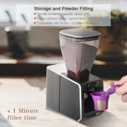 Riempitrice Per Polvere Riempitrice Per Polvere Di Caffè Per K-cup 1.0 Dispenser Per Capsule Di Caffè Contenitore Per Polvere Di Caffè -Rowentus Negozio 77495730 5
