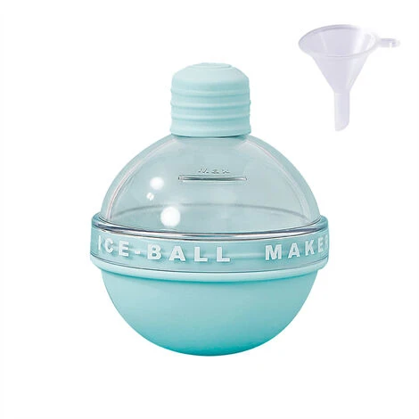 1pc Ice Ball Maker 2,4 Pollici Big Ice Ball Stampo In Silicone A Forma Di Bulbo Carino Con Imbuto Per Cocktail Di Whisky (blu, 1 Pz Con Imbuto) 3 1pc Ice Ball Maker 2,4 Pollici Big Ice Ball Stampo In Silicone A Forma Di Bulbo Carino Con Imbuto Per Cocktail Di Whisky (blu, 1 Pz Con Imbuto)