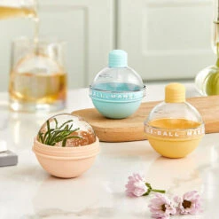 1pc Ice Ball Maker 2,4 Pollici Big Ice Ball Stampo In Silicone A Forma Di Bulbo Carino Con Imbuto Per Cocktail Di Whisky (blu, 1 Pz Con Imbuto) 9 1pc Ice Ball Maker 2,4 Pollici Big Ice Ball Stampo In Silicone A Forma Di Bulbo Carino Con Imbuto Per Cocktail Di Whisky (blu, 1 Pz Con Imbuto) -Rowentus Negozio 77495809 3