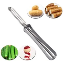 1pcs In Acciaio Inox Pelapatate Frutta Carota Affettatrice Di Verdure Taglierina Grattugia Frutta Melone Pialla Grattugia Gadget Da Cucina -Rowentus Negozio 77664574 3