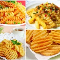 1 Pz Patatine Fritte Affettatrice Taglierina Frutta Verdura Onda Ondulata Coltello Patatine Fritte Taglierina Della Patata Gadget Da Cucina Accessori -Rowentus Negozio 77764101 5