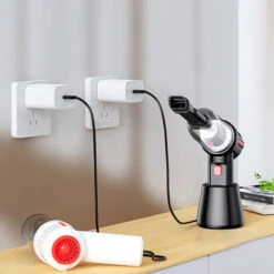 Aspirapolvere Wireless Portatile Acchiappapolvere Domestico Collettore Di Polveri Multifunzione Asciutto E Bagnato A Doppio Uso (nero, Configurazione Standard) -Rowentus Negozio 78392014 4