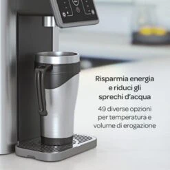 Aqua Optima Aurora Distributore Di Acqua Calda Istantanea, Capacità 3,8 Litri, 49 Opzioni Di Volume E Temperatura, Con Filtro Dell'acqua Per La Riduzione Di Microplastiche E Impurità, AUH011 -Rowentus Negozio 78978081 3