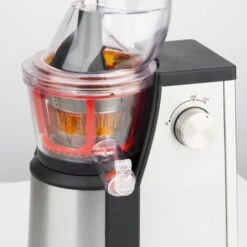 H.koenig GSX22 Estrattore Di Succo, 3 Filtri Per Succo, Tubo Extra Large, 60 Giri/min, Spremitura Lenta, Acciaio Inox, BPA Free 1L, 400W -Rowentus Negozio 78988979 4