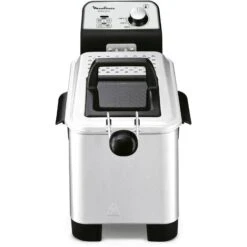 Moulinex Easy Pro 3 L-Freidora Classica, 2300 W, 2 Piani Di Cottura, Termostato Regolabile, 2 L/600 G), Colore: Argento -Rowentus Negozio 78990508 4