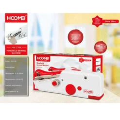 Macchina Da Cucire Portatile Mini Cucitrice Da Viaggio Per Tessuti Taglio Cucito -Rowentus Negozio 79950326 5