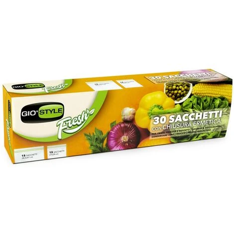 Sacchetti Ermetici Fresh GIOSTYLE - Size 12 +20 4 Sacchetti Ermetici Fresh GIOSTYLE - Size 12 +20 - immagine 2