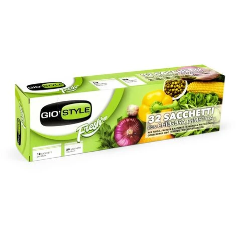 Sacchetti Ermetici Fresh GIOSTYLE - Size 12 +20 5 Sacchetti Ermetici Fresh GIOSTYLE - Size 12 +20 - immagine 3