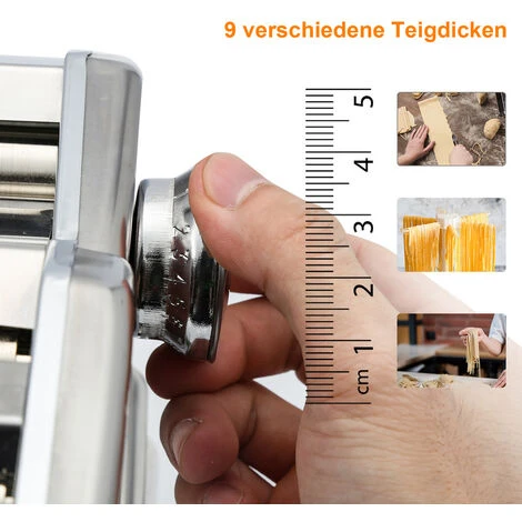 Randaco Macchina Per La Pasta Fatta In Casa, Per Lasagne, Tagliatelle E Tagliolini In Acciaio 7 Randaco Macchina Per La Pasta Fatta In Casa, Per Lasagne, Tagliatelle E Tagliolini In Acciaio - immagine 5
