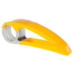 Affettatrice Per Banane, Taglierina Per Insalata Di Frutta In Acciaio Inox, Utensili Da Cucina Per Cetriolo, Salsiccia, Banana (giallo)