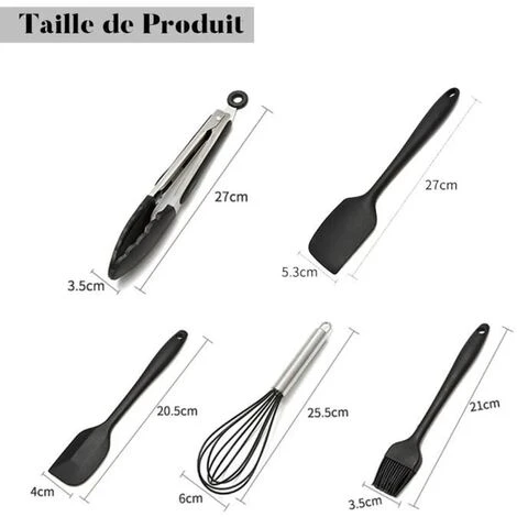 None Utensili Da Cucina In Silicone Set Di Utensili Da Cucina In Silicone Strumenti Di Cottura Manico In Silicone Resistente Al Calore Antiaderenti 14 Pezzi 4 None Utensili Da Cucina In Silicone Set Di Utensili Da Cucina In Silicone Strumenti Di Cottura Manico In Silicone Resistente Al Calore Antiaderenti 14 Pezzi - immagine 2
