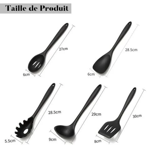 None Utensili Da Cucina In Silicone Set Di Utensili Da Cucina In Silicone Strumenti Di Cottura Manico In Silicone Resistente Al Calore Antiaderenti 14 Pezzi 5 None Utensili Da Cucina In Silicone Set Di Utensili Da Cucina In Silicone Strumenti Di Cottura Manico In Silicone Resistente Al Calore Antiaderenti 14 Pezzi - immagine 3
