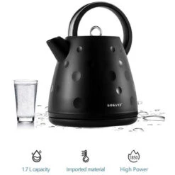 Bollitore Elettrico Acqua Calda 1.7L 1850w Scalda Bevande Manopola ON-OFF SK1033 -Rowentus Negozio 82764101 5